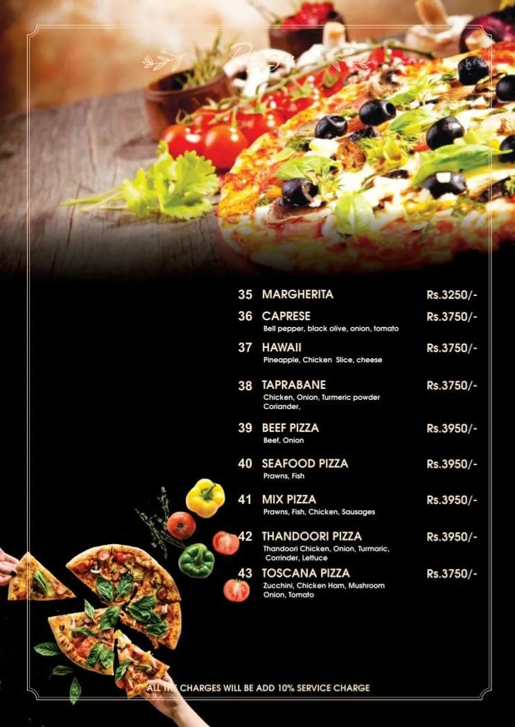 Restaurant Menu Page 5